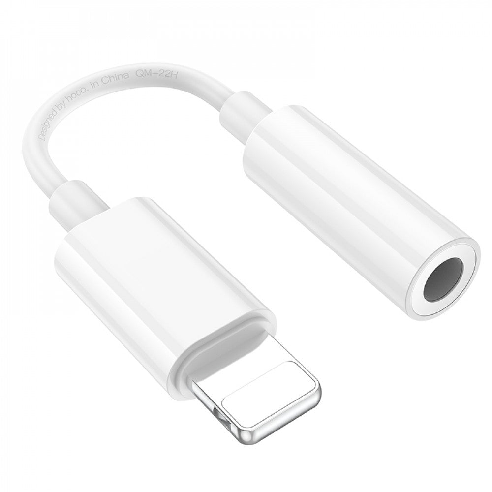 Adapter Lightning To 3.5mm — Hoco LS34 — White