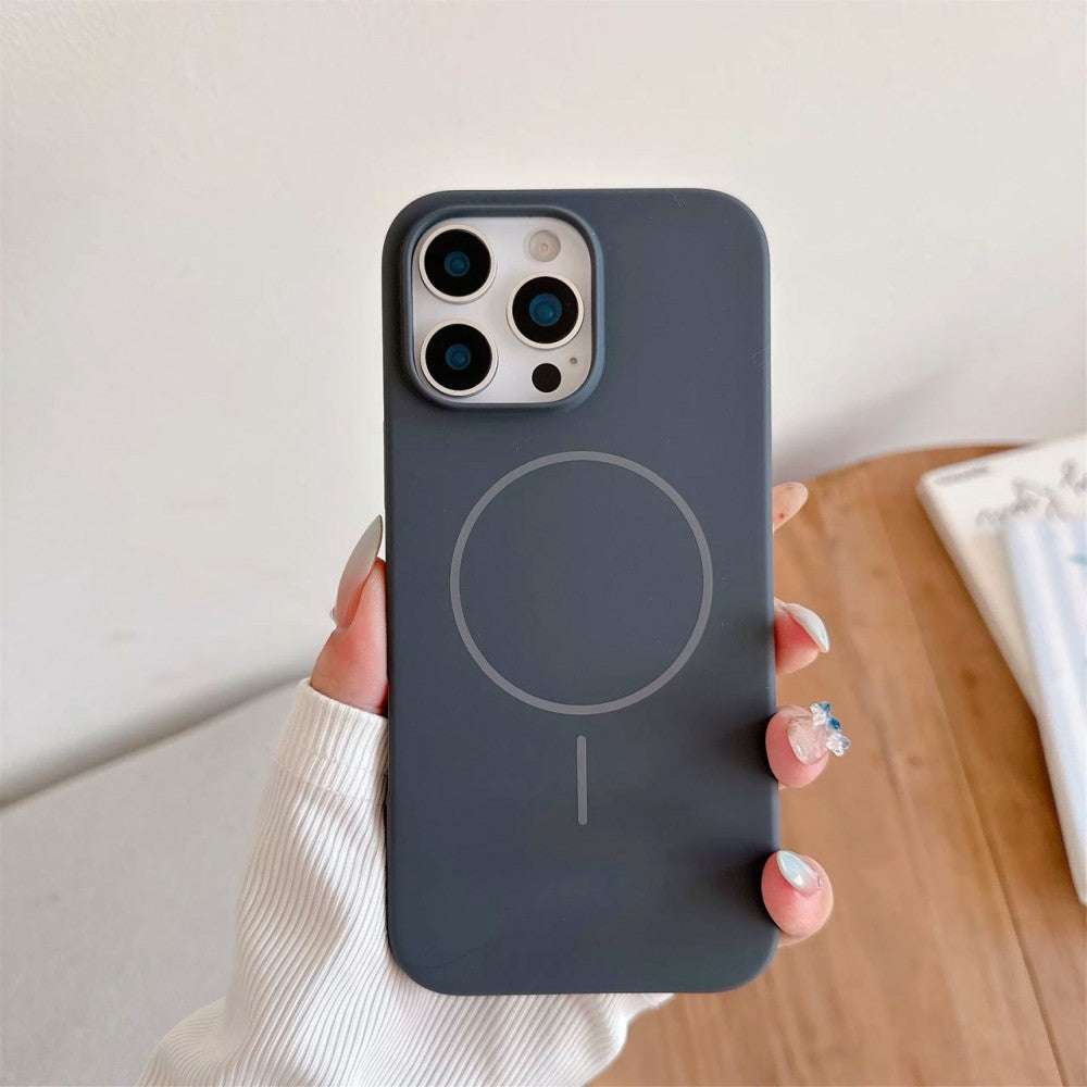 Original Silicone Case HC with MagSafe — iPhone 15 Pro — Charcoal Gray (10)