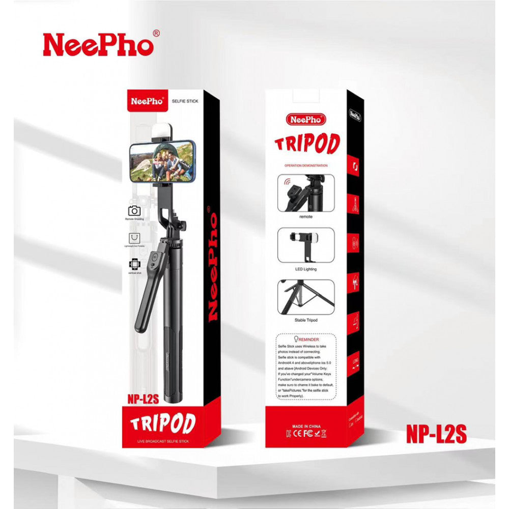 Monopod Tripod | m | — Neepho NP-L2s | Bluetooth |