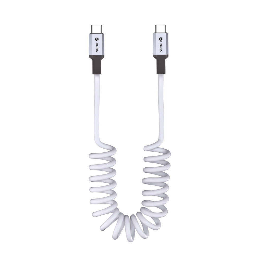 Кабель USB C to C 60W PD (1.8m) Veron CC13 Silicon — Black