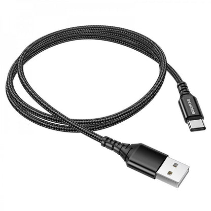 Кабель USB C 2.4A (1m) — Borofone BX54 — Black