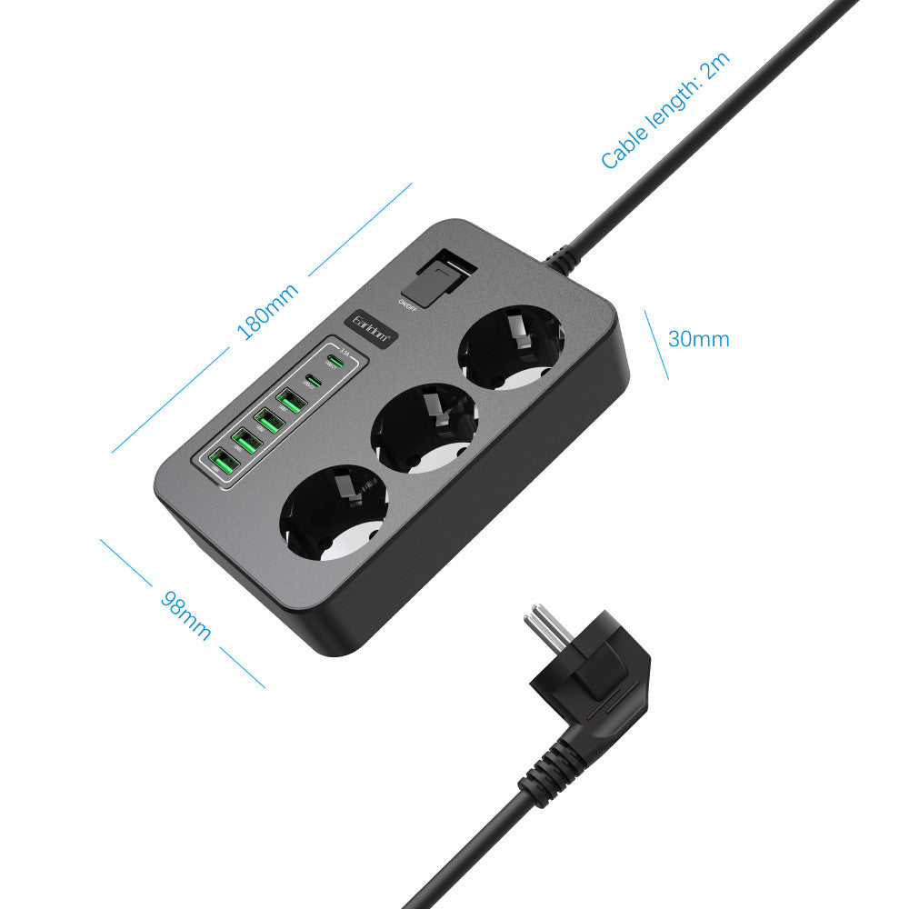 Фільтр живлення 4U | 3P | 2C — Earldom ES-SC14