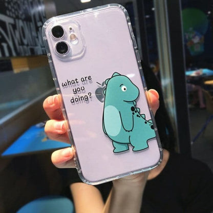 Cute Cartoon Animal Dinosaur TPU Case  iPhone 13 Pro 6.1" 