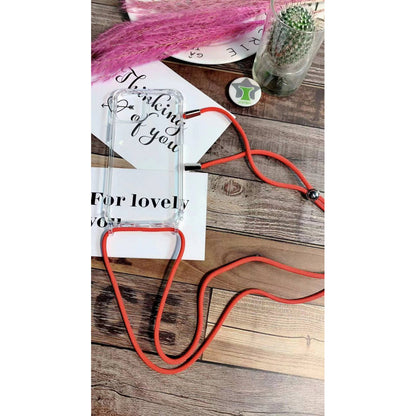 Cord TPU Case iPhone 12 6.1" ; 12 Pro 6.1" — Red