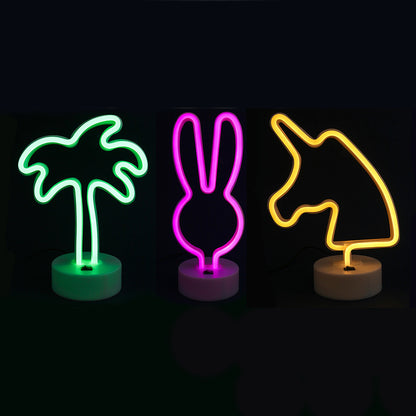 Ночной светильник — Neon Lamp series — Palm