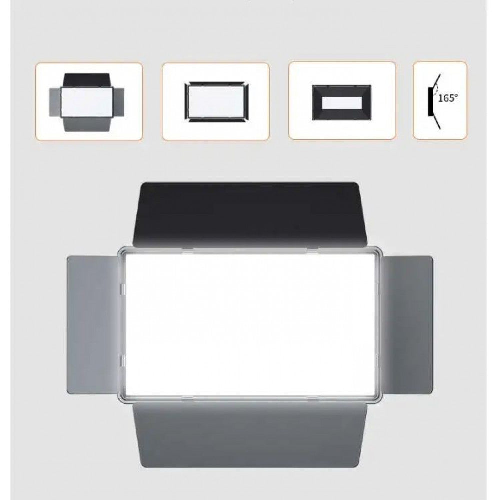 Лампа відеосвітло LED E900 with display 30x17 cm 896 Lights 3000K-6500K Remote (від мережі, акб в комплекті не йдуть)