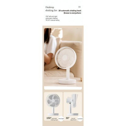 Портативный мини вентилятор WT-F52 White - 4000 mAh