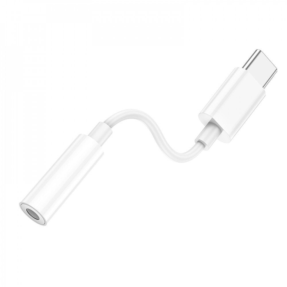 Adapter USB C To 3.5mm — Hoco LS35 — White