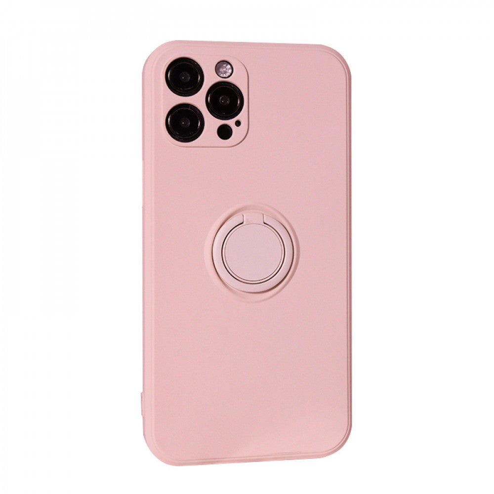 Ring Silicone Case iPhone 12 Pro 6.1" — Pink Sand