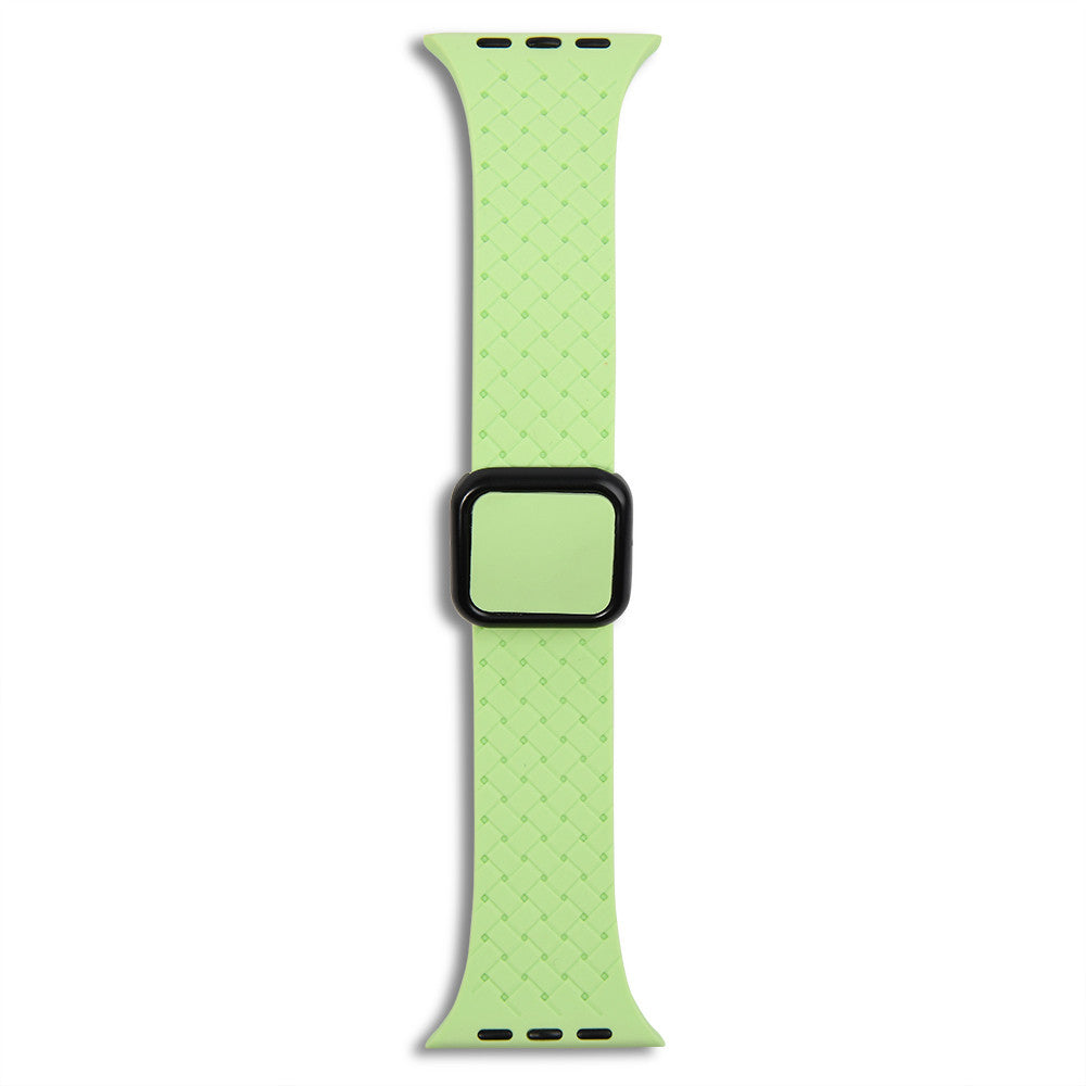 Ремінець Fabric pattern Design Apple Watch 42 44 45 49 mm — Green