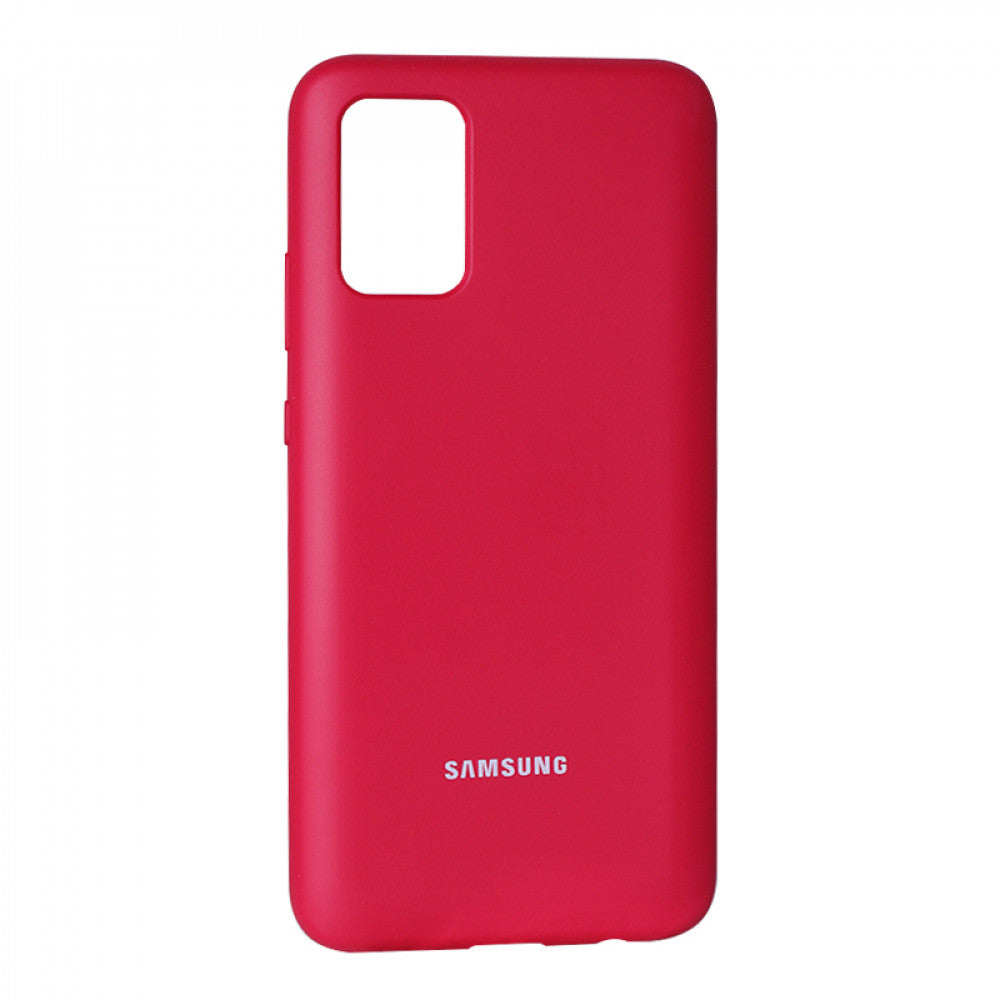 Original Silicone Cover Case Samsung A02S — Rose Red