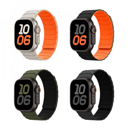 Ремінець Hoco WA39 — Apple Watch 42 mm | 44 mm | 45 mm | 49 mm — Armygreen & Black