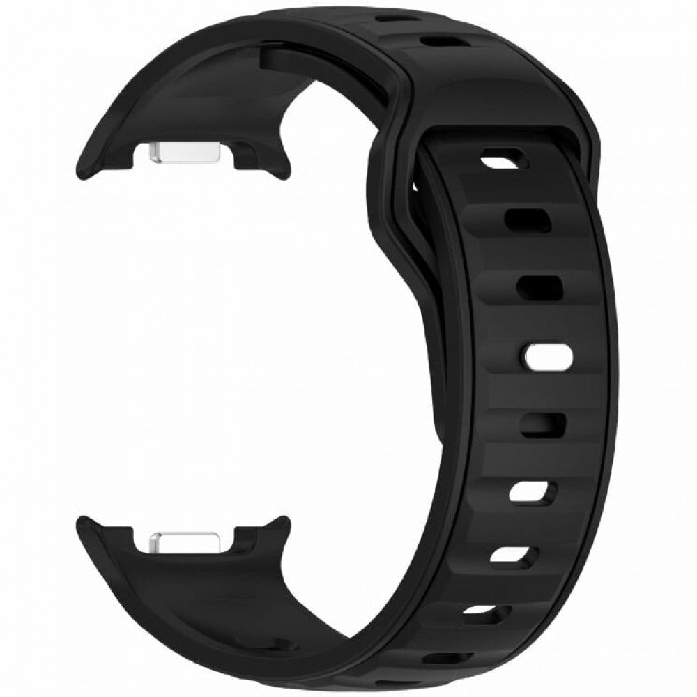 Ремінець Silicone band — Watch 8  — Black