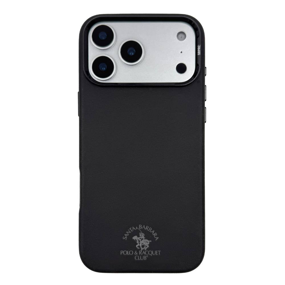 Накладка Чехлы Polo Simon Leather Case with Magsafe iPhone 17 Pro Max — Black