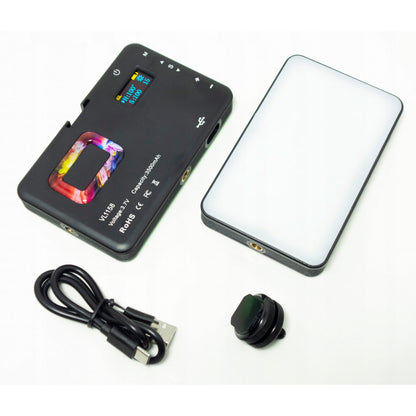 Селфи вспышка ADDWING VL-1158 RGB 8W 2700-6500K/ 2000MA