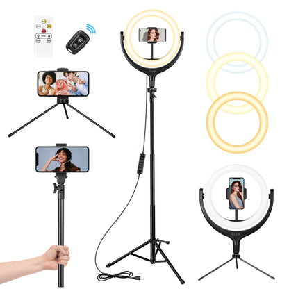 Лампа кольцевая комплект LED CODN-539B 10 inch+1.45cm tripod stand