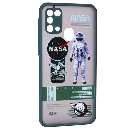 Stickers Series TPU Case Samsung M31 — Khaki