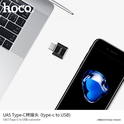 Adapter OTG USB C To USB — Hoco UA5 Black