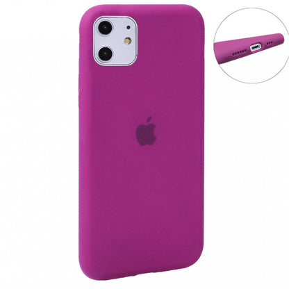 Original Silicone Case Full Size iPhone 11 - Neon Piink