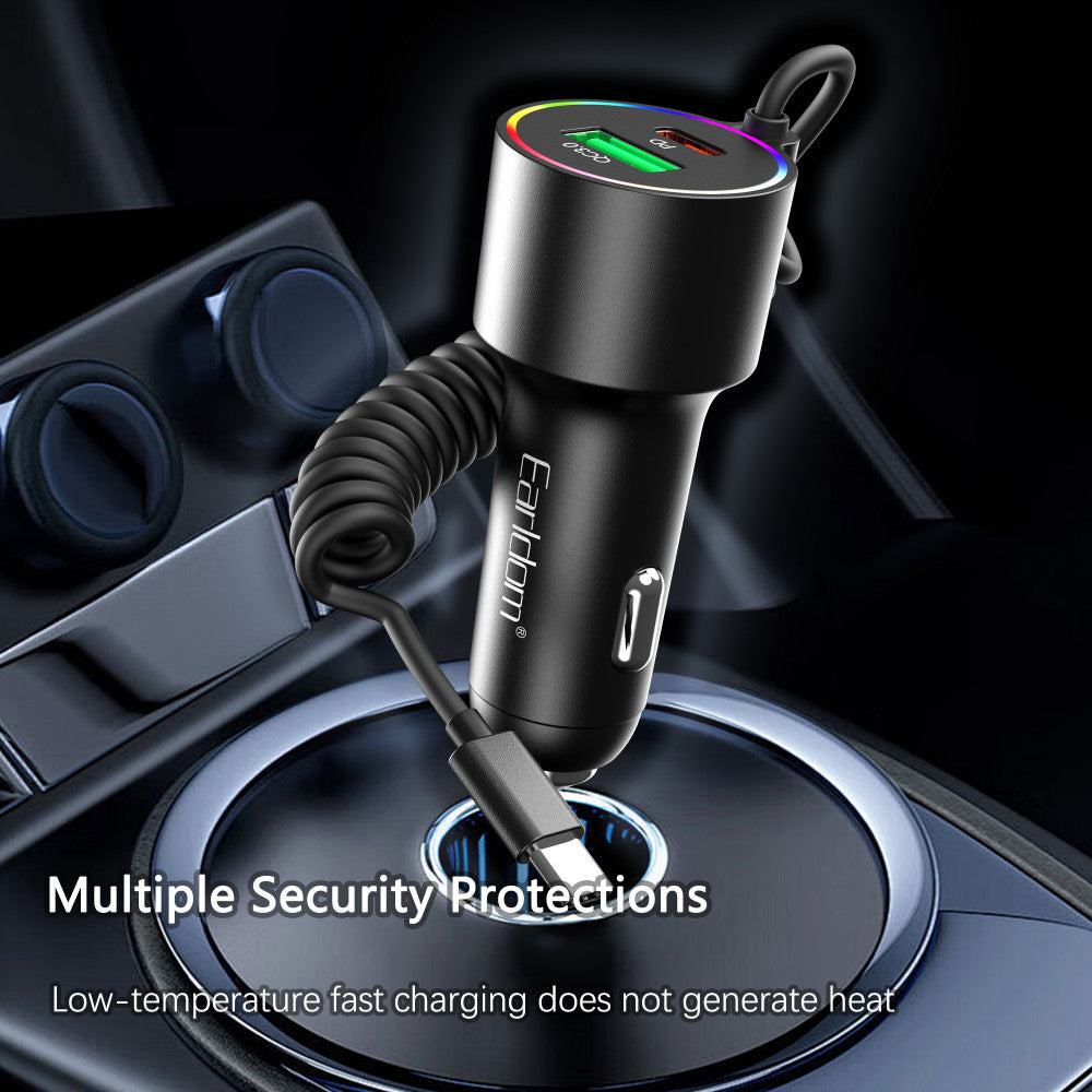 Car Charger 83W 1U 1C Earldom ES-CC44