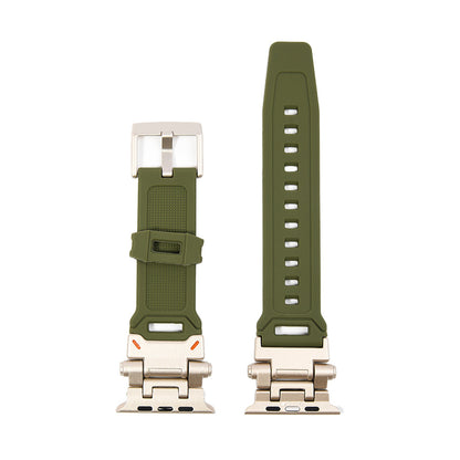 Ремінець T-silicon Apple Watch 42 mm 44 mm 45 mm 49 mm — Green