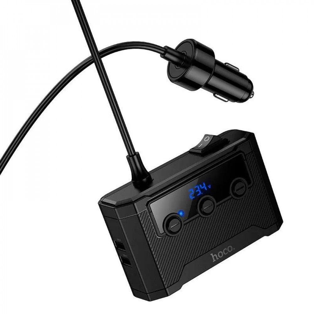 Разветвитель прикуривателя | 3S | 2P | 2U — Hoco Z64