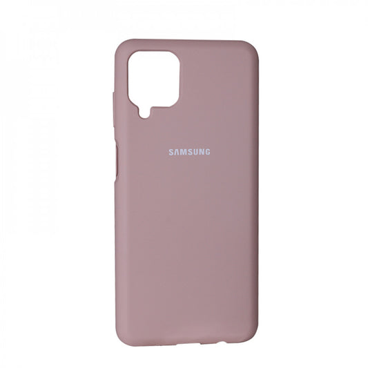 Original Silicone Case Samsung A12 (A125) — Pink Sand