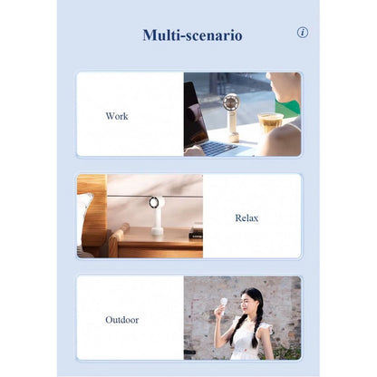 Портативный мини вентилятор L-01 -2000 mAh — Blue