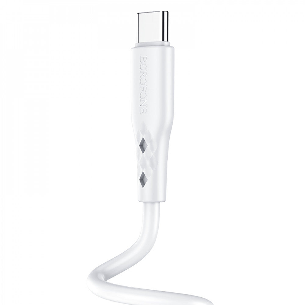 Кабель USB C 3A (1m) Borofone BX48 — White