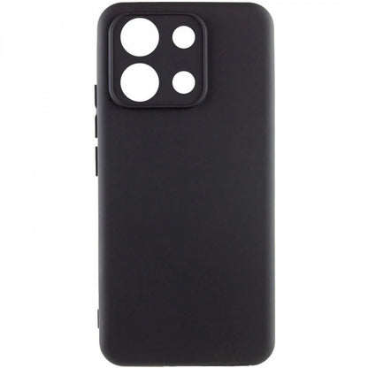 Накладка Чехлы Original Silicone Case Xiaomi Redmi Note 14 4G — Black
