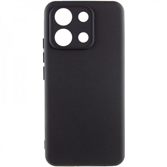 Накладка Чехлы Original Silicone Case Xiaomi Redmi Note 14 4G — Black