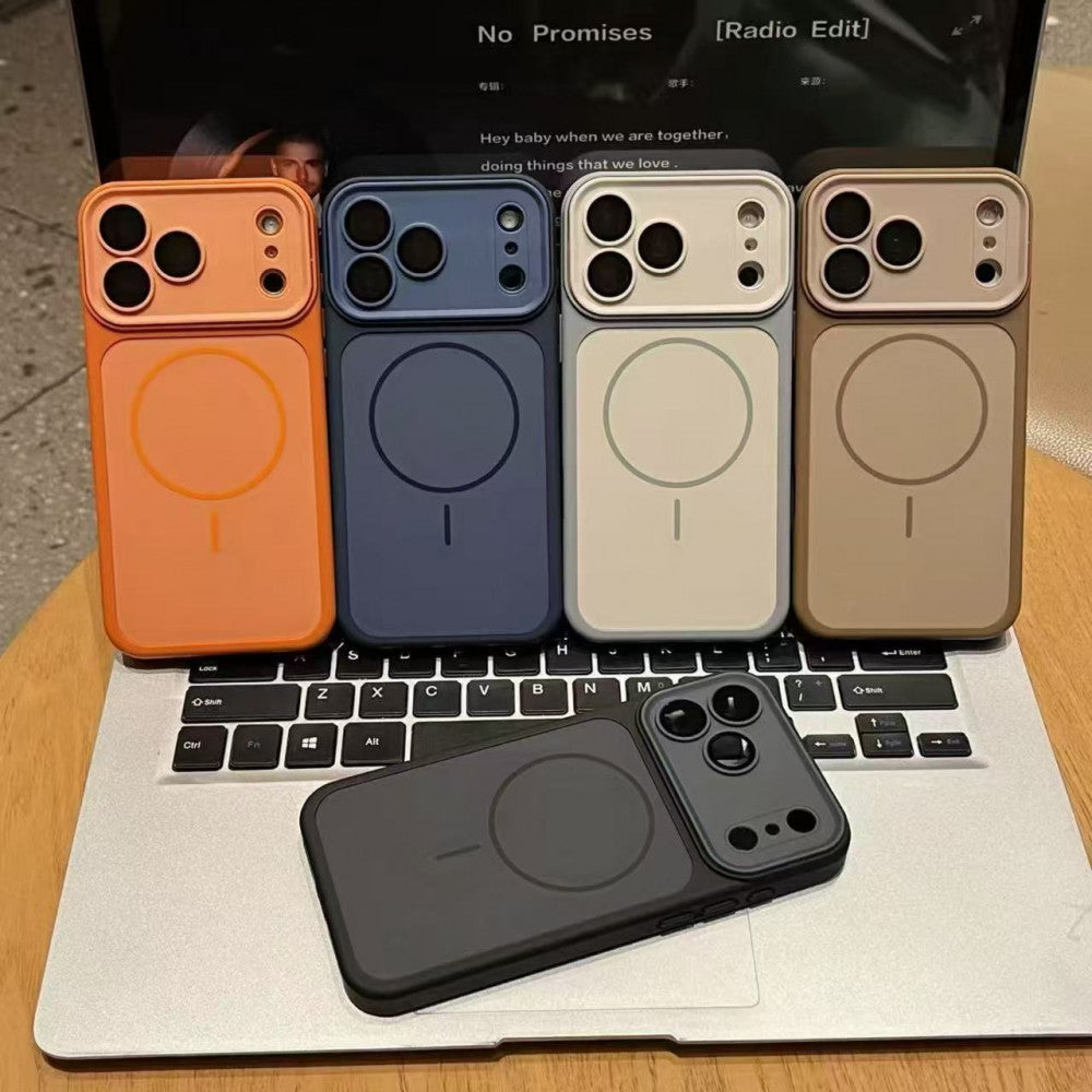 Накладка Чехлы Full camera armor Case With MagSafe — iPhone 13 Pro Max — Dark Blue