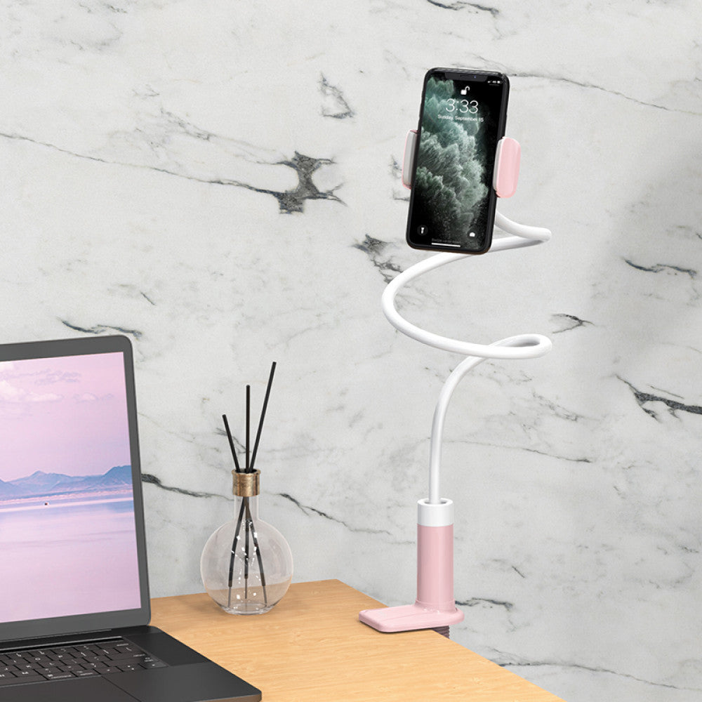 Holder Hoco PH23 Balu mobile phone stand — pink white