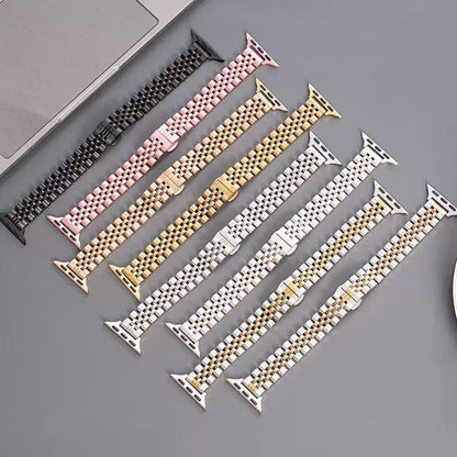 Ремінець slim 5 Bead Apple Watch 38 mm 40 mm 41 mm Silver