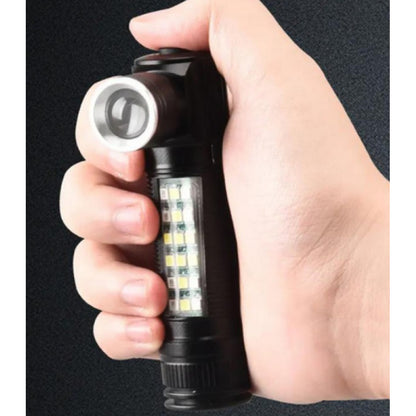 Фонарик аккумуляторный 2 в 1 ручной + налобный с USB — SY-2209