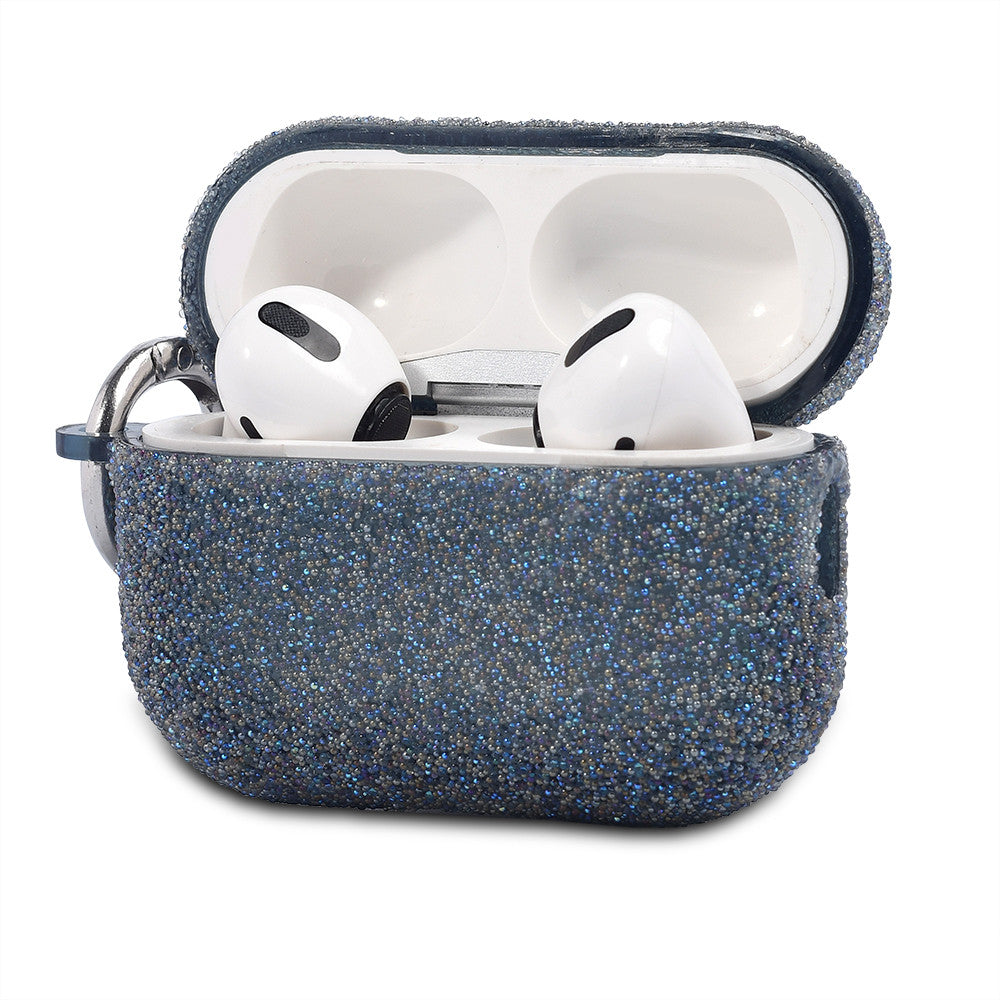 Airpods 3 Case Shine With Ring — Blue