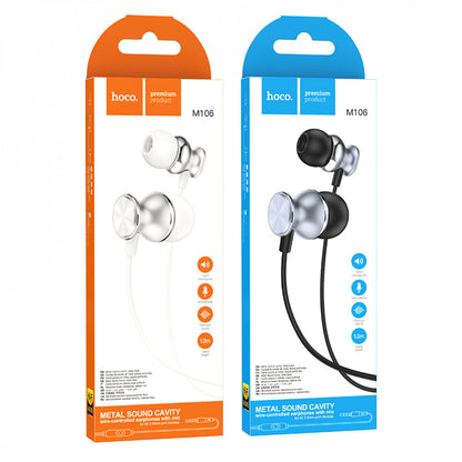 3.5mm Earphones With Mic Hoco M106