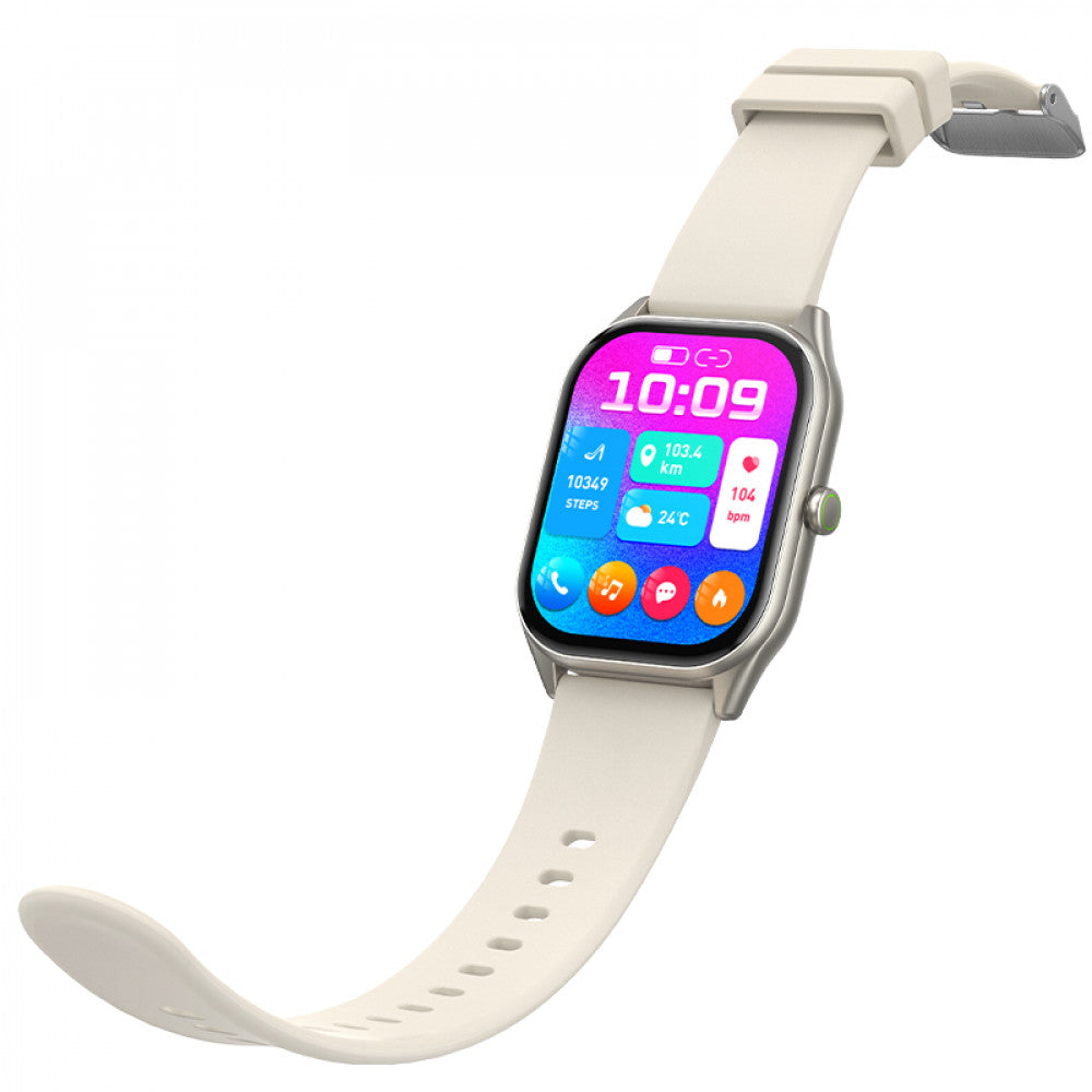 Smart Sports Watch (Call Version) Hoco Y41 — Silver