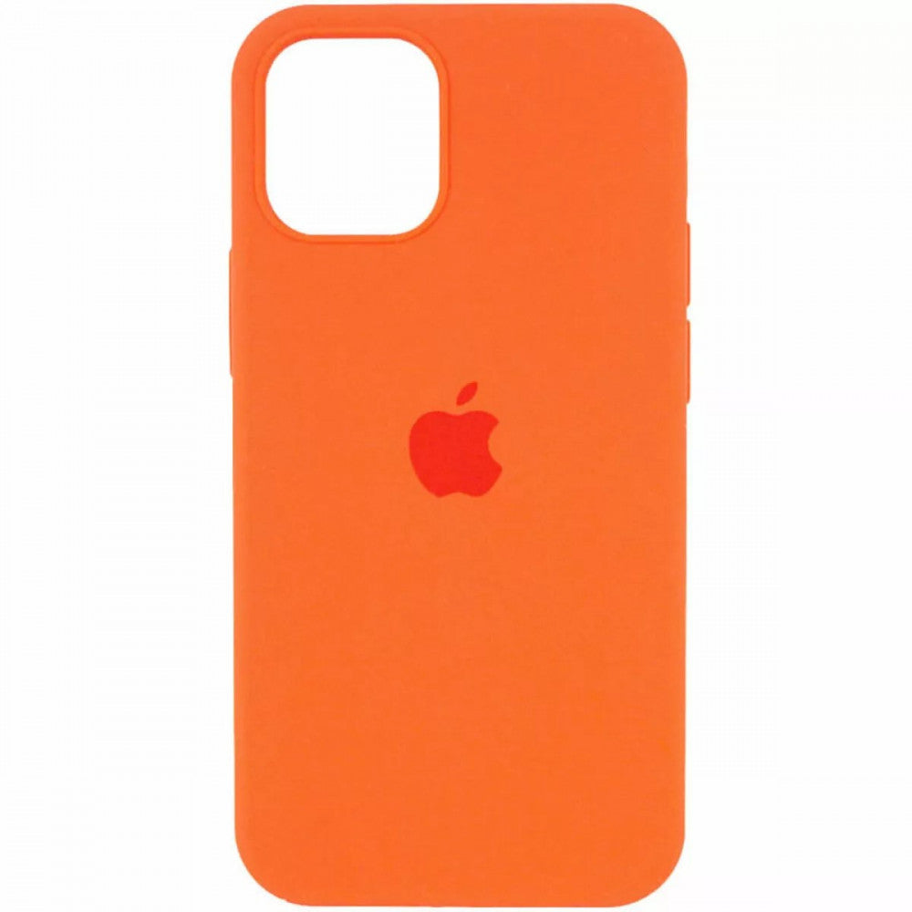 Original Silicone Case Full Size iPhone 14 6.1" — Hermes Orange (81)