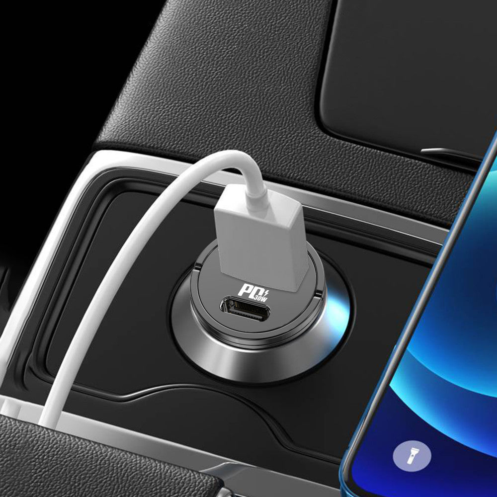Car Charger 30W 1U 1C Earldom ES-CC46