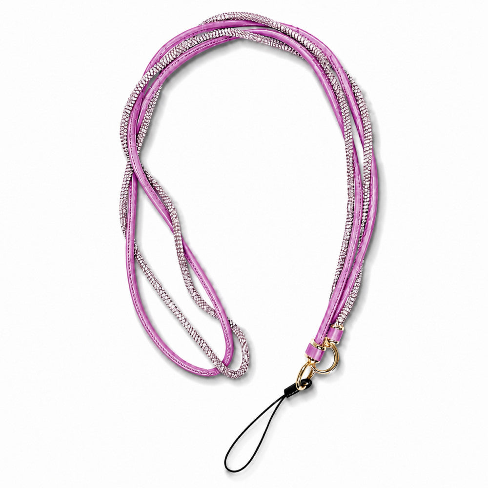 Шнурок на шею «Multicore» — Neon Pink