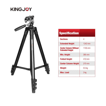 Tripod Stand 1.35m |  | TAOTRONICS VT-831 | Multifunctional |