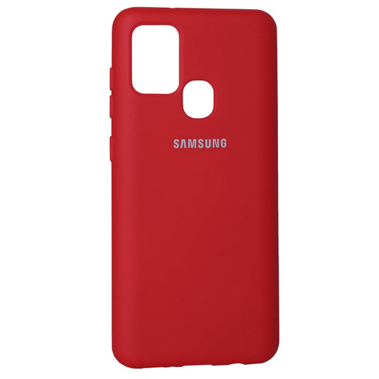 Original Silicone Cover Case Samsung A21S (A217) — Red