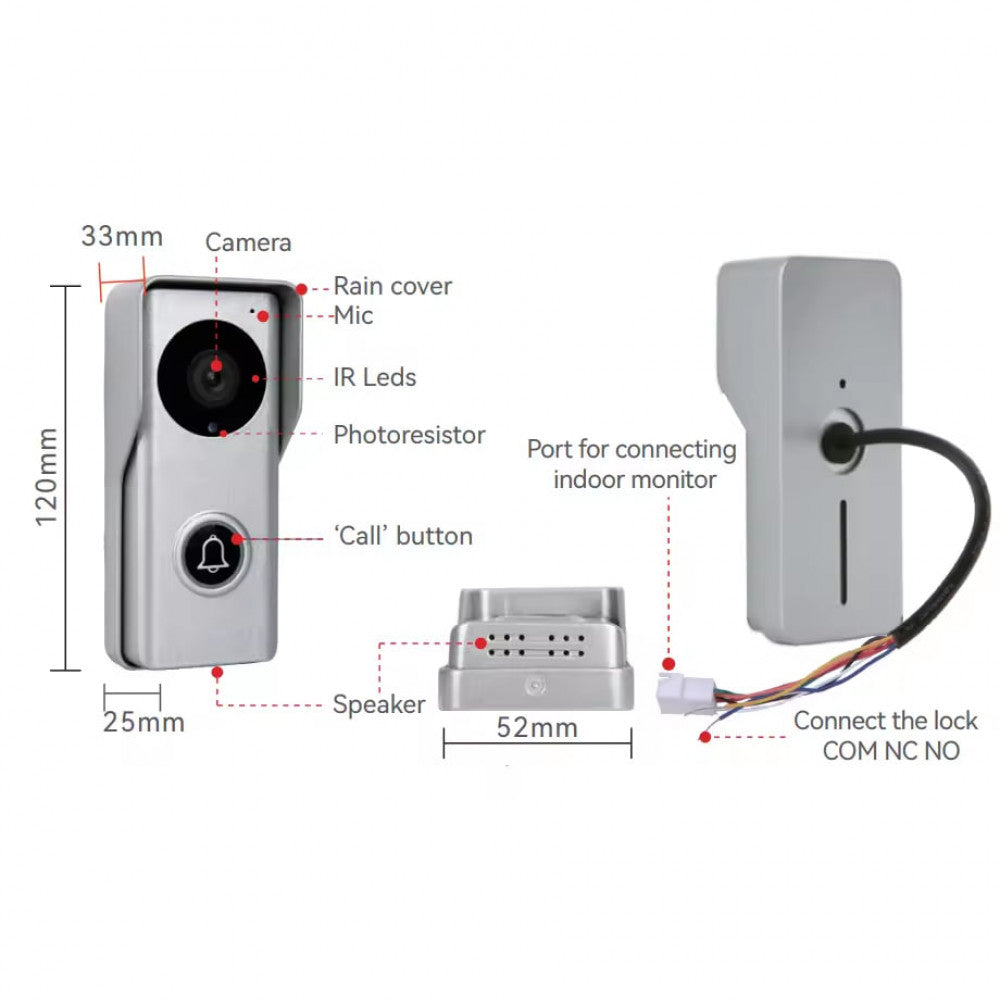 IP Camera Intercom system AHD-1V1