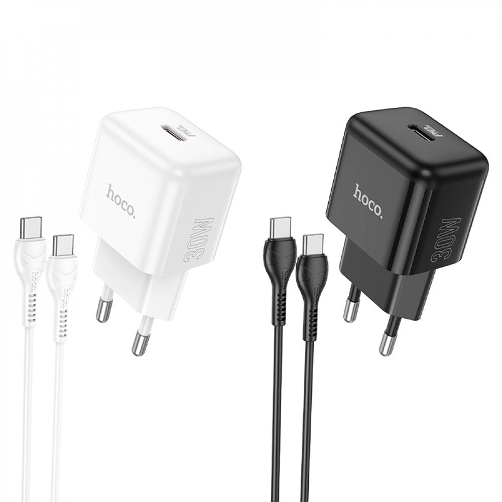 Зарядное устройство Home Charger 30W PD C to C Cable (1m) Hoco N32 Glory