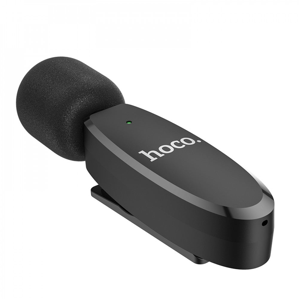 Бездротовий петличний мікрофон Wireless Digital Microphone Hoco L15 Crystal lavalier для смартфонів