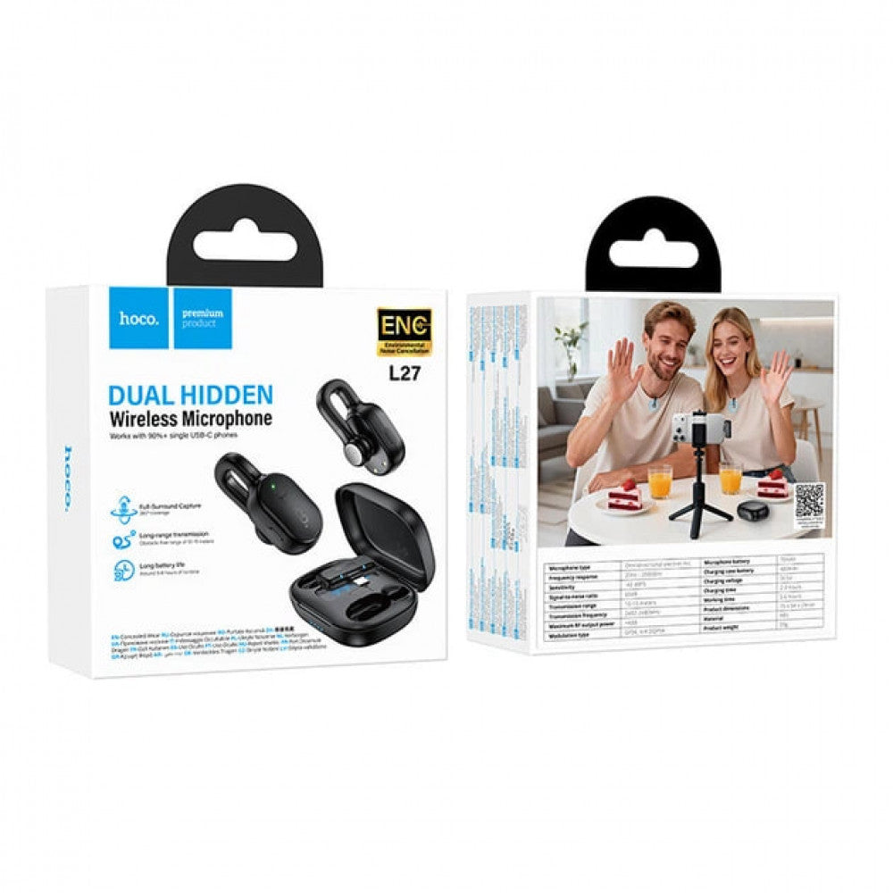 Беспроводной цифровой микрофон Hoco L27, USB-C