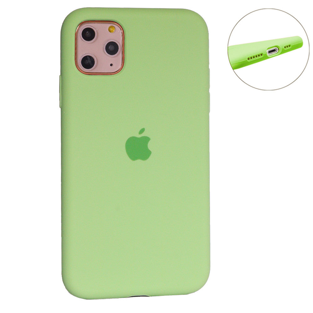 Original Silicone Case Full Size iPhone 12 Pro Max 6.7" — Cactus (61)