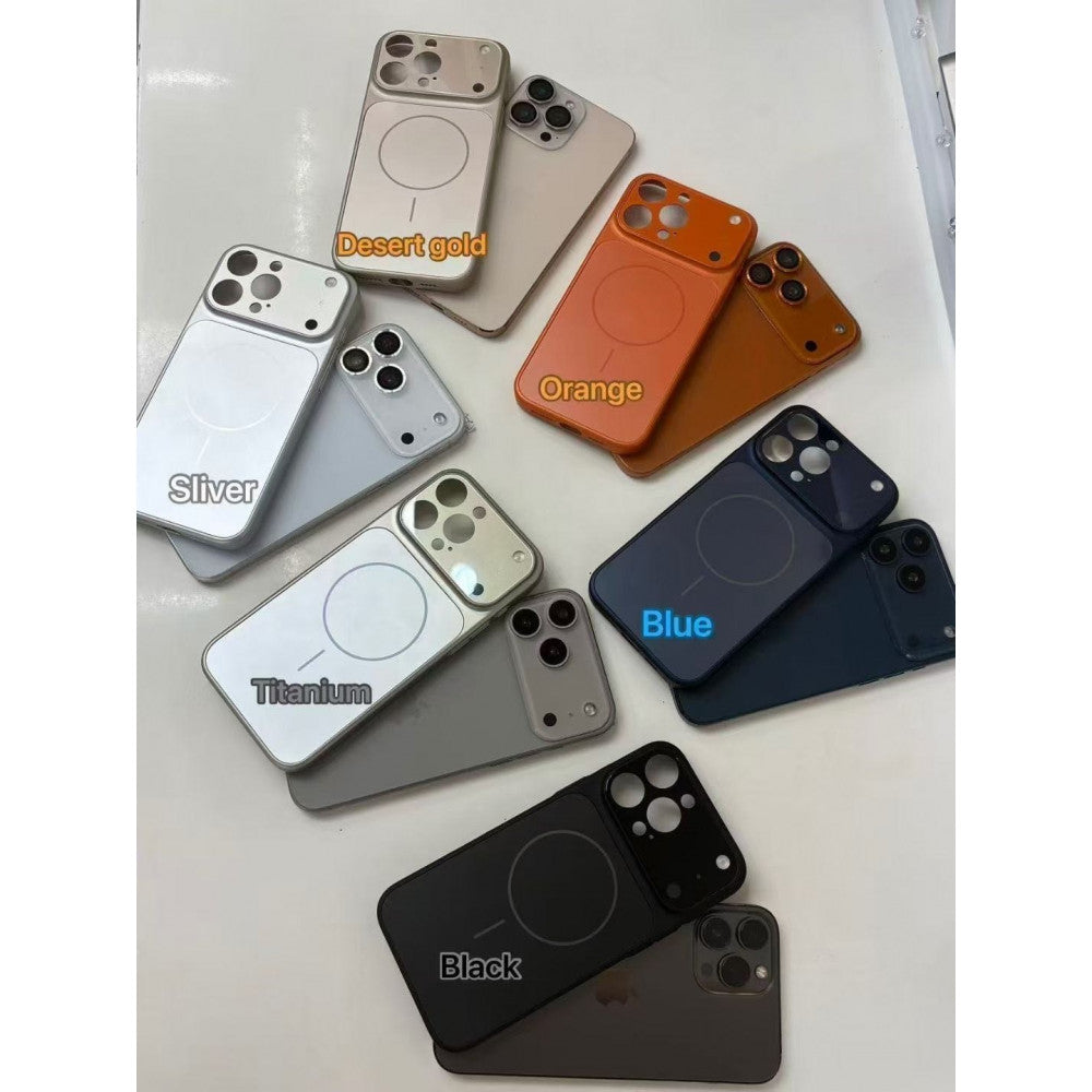 AG Glass Case With MagSafe — iPhone 16 Pro — Orange