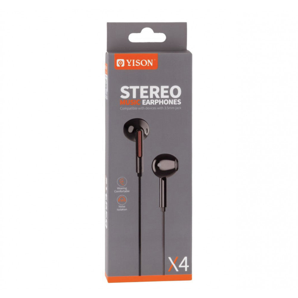 Навушники з мікрофоном 3.5mm  Yison X1 — Black